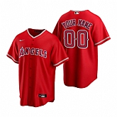 Los Angeles Angels Customized Nike Red Stitched MLB Cool Base Jersey,baseball caps,new era cap wholesale,wholesale hats